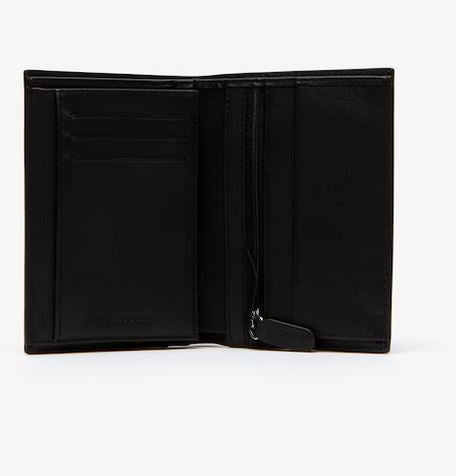 Portefeuille vertical Fitzgerald en cuir Lacoste